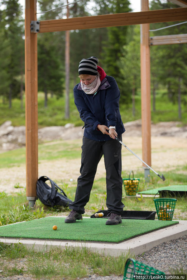 Arctic golf Рованиеми, Финляндия