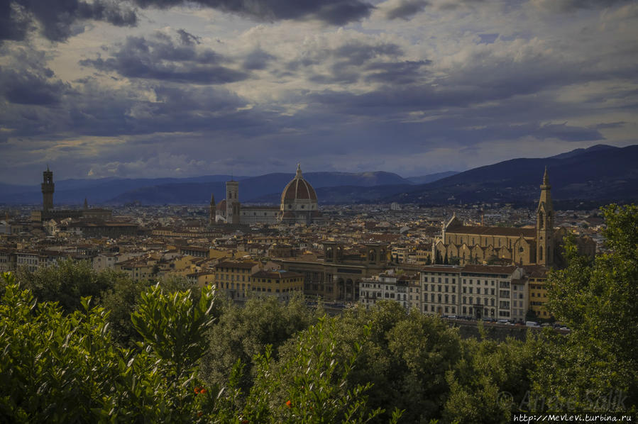 Италия, Флоренция. Площадь Микеланджело Флоренция, Италия