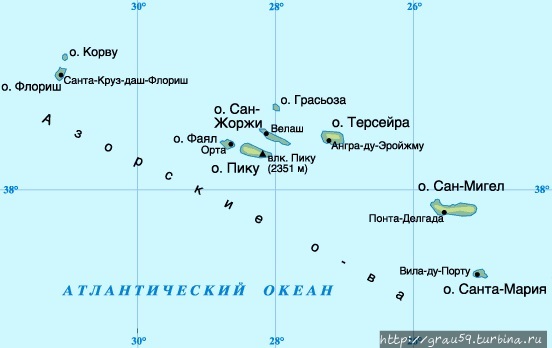 Из Интернета Регион Азорские острова, Португалия