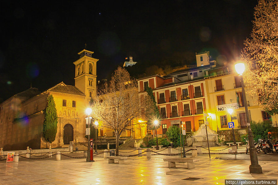 Вечерняя Гранада. Гранда, Испания
