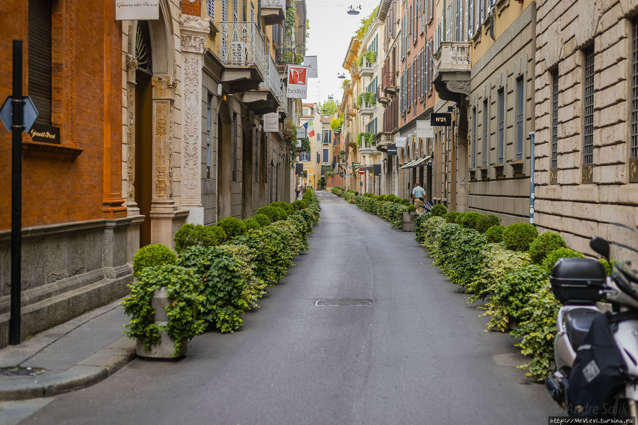 Квартал Брера. Milano brera Милан, Италия