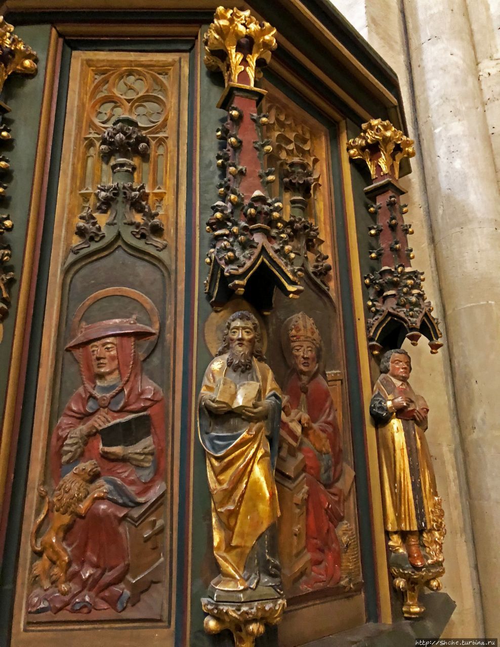 кафедра собора, датируется 1466 годом Наумбург, Германия