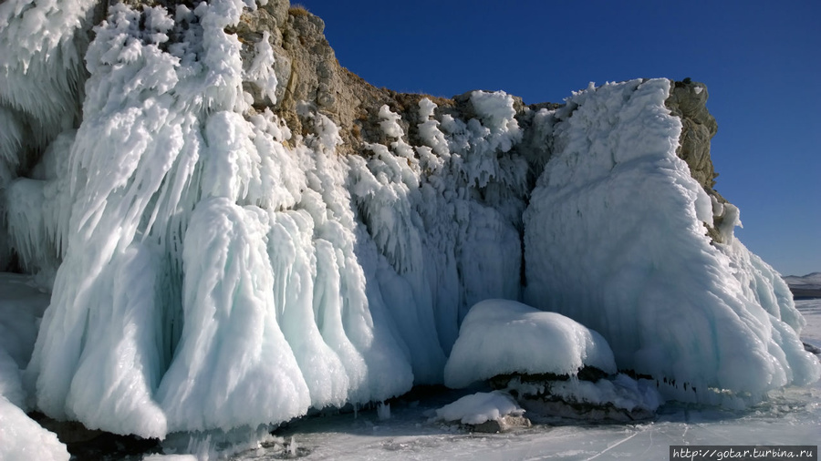 Когда Байкал во льду озеро Байкал, Россия