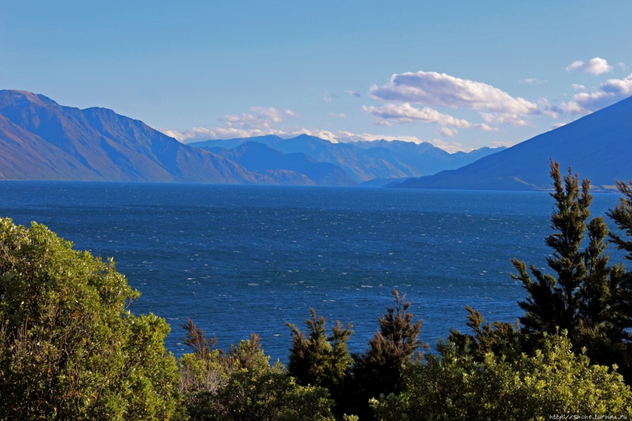 Озеро Ванака Озеро Ванака, Новая Зеландия