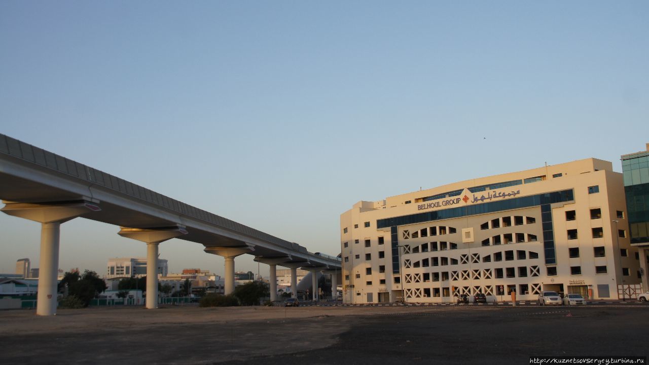Бурдж Халифа и Дубай со смотровой площадки Дубай, ОАЭ