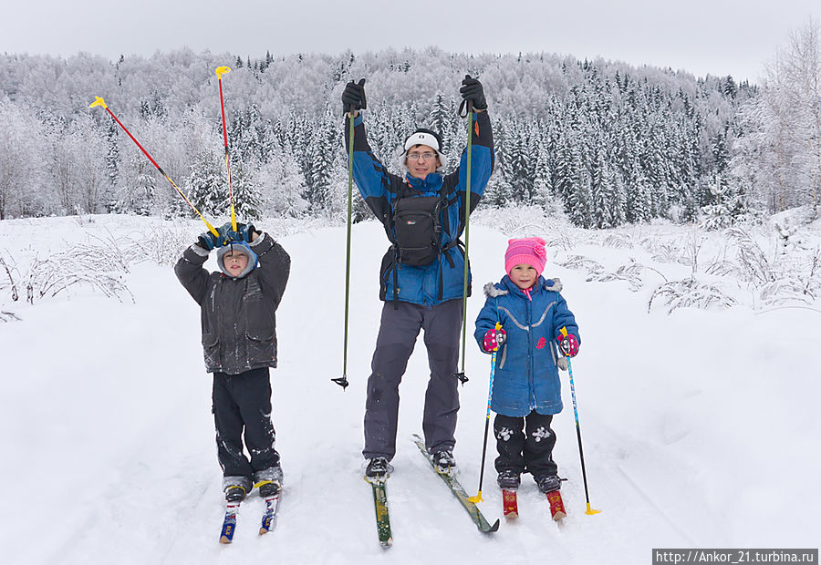 Зимняя Ошеть накануне Рождества Кировская область, Россия
