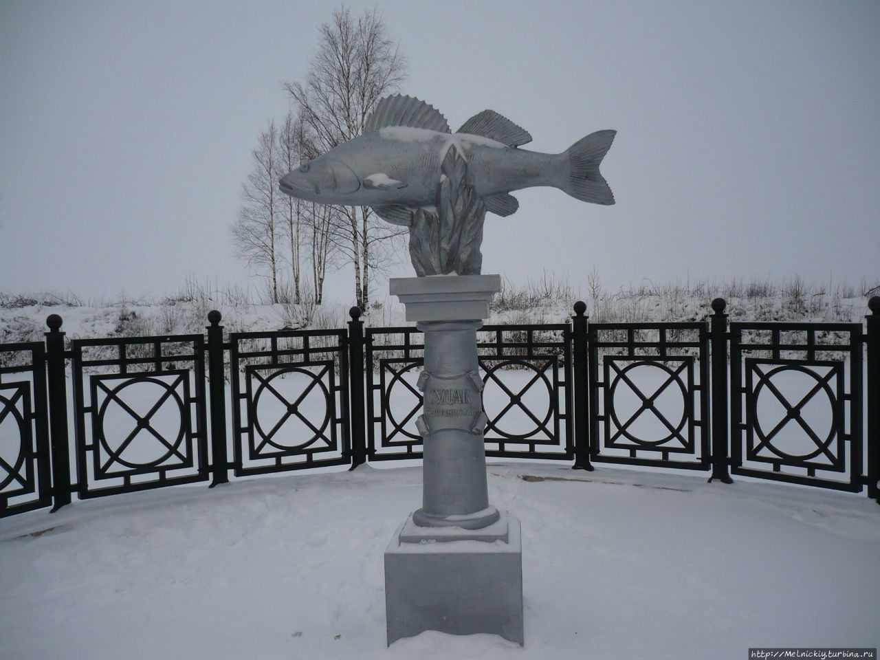 Памятник белозерскому судаку Белозерск, Россия