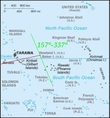 Карта полёта Эрхарт (Из Интернета)