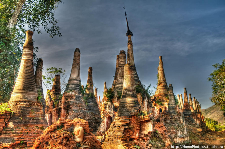 Лес ступ Озеро Инле, Мьянма