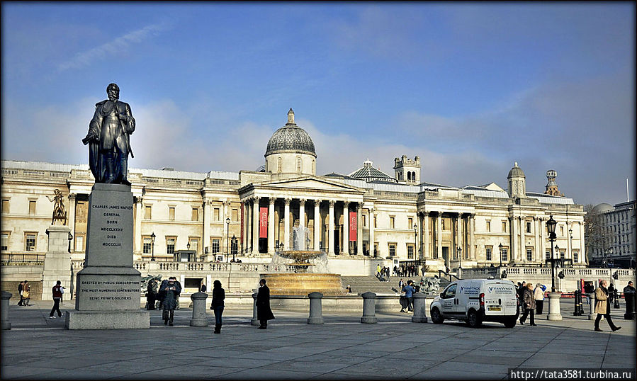 Национальная галерея – главная галерея картин Великобритании. Босх, Рембрандт, Рафаэль – картины самых известных художников находятся в этой галереи. Лондон, Великобритания