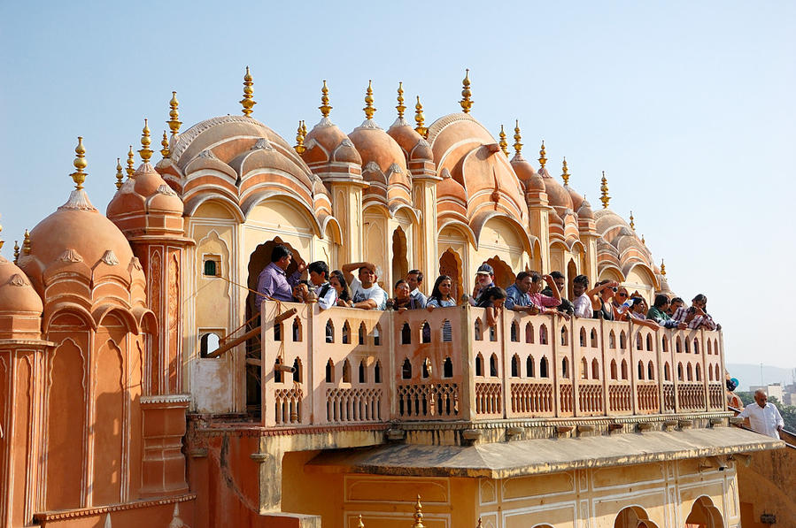 Верхний балкон Джайпур, Индия