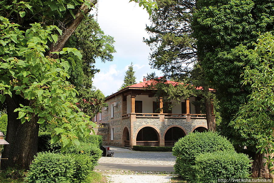 На территории дворца Чавчавадзе Кахетия, Грузия