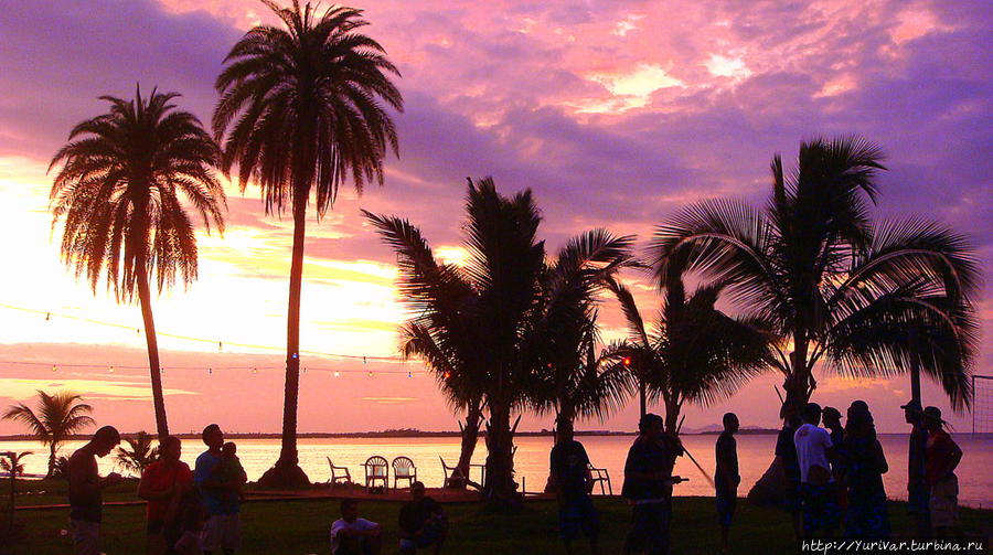 На Фиджи везде хороши закаты Нанди, остров Вити-Леву, Фиджи