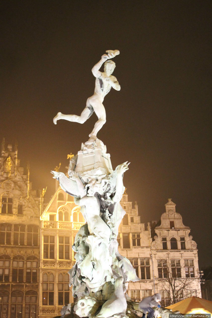 Прогулка по вечернему Антверпену Антверпен, Бельгия
