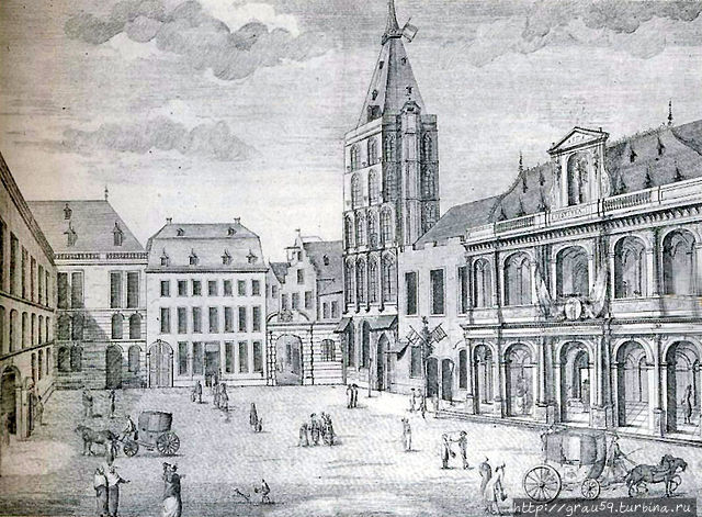 Ратуша 1798 год  (из Интернета) Кёльн, Германия