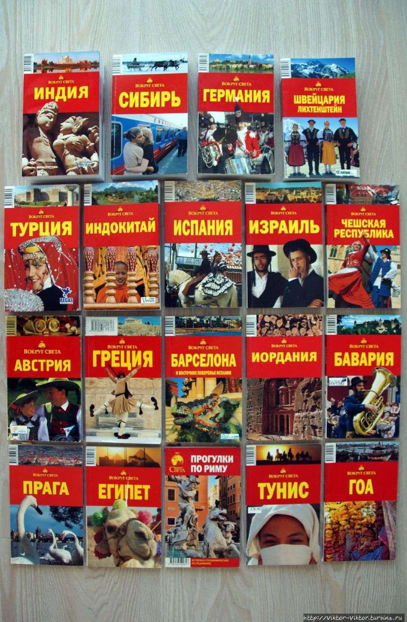 Путеводитель по российским путеводителям для туристов