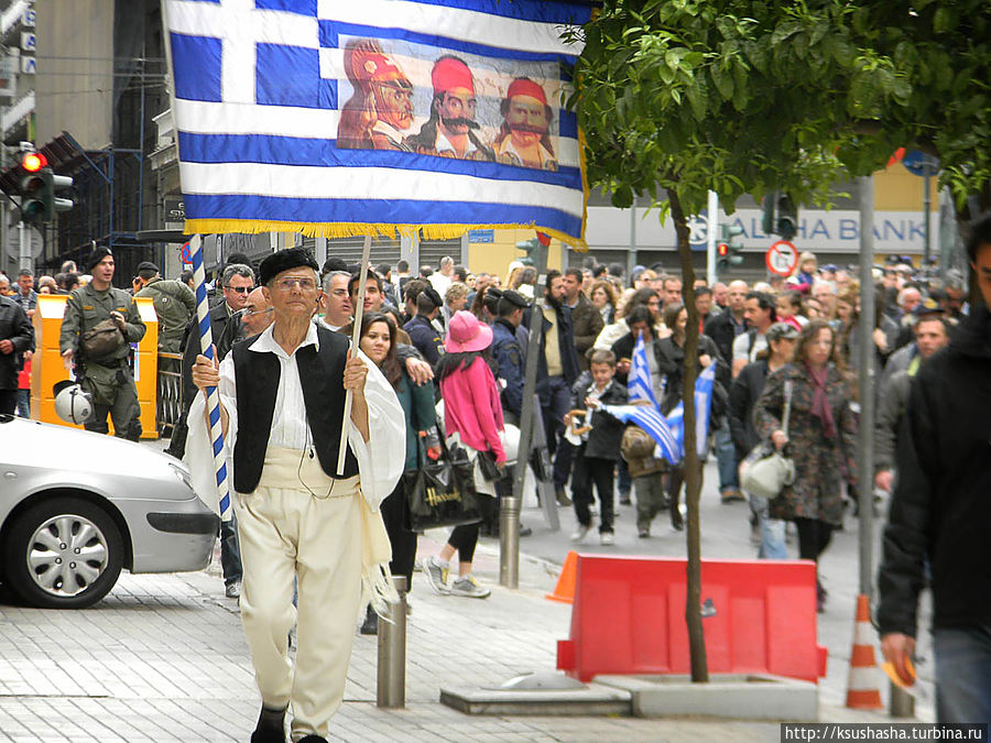 День Независимости Греции и военный парад Афины, Греция