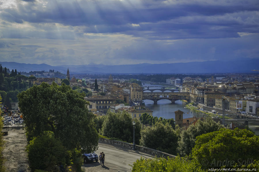 Италия, Флоренция. Площадь Микеланджело Флоренция, Италия