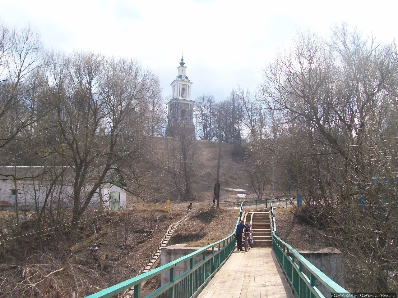 Прогулка по городу на Пасху Верея, Россия