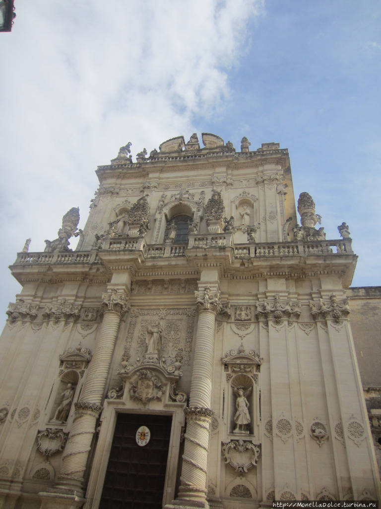 Архитектура барокко исторического центра Lecce Лечче, Италия