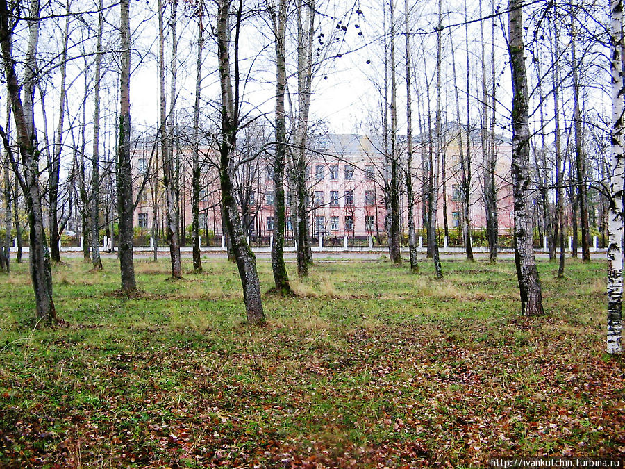 Осенний парк, набережная Коряжма, Россия
