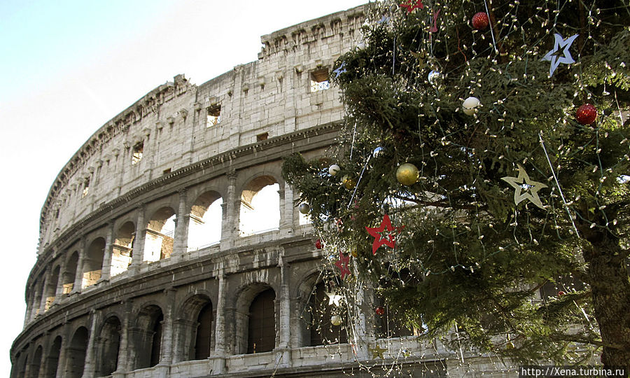 Новогодний Рим Рим, Италия