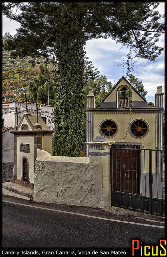 Артистичный городок в горах Вега-де-Сан-Матео, остров Гран-Канария, Испания