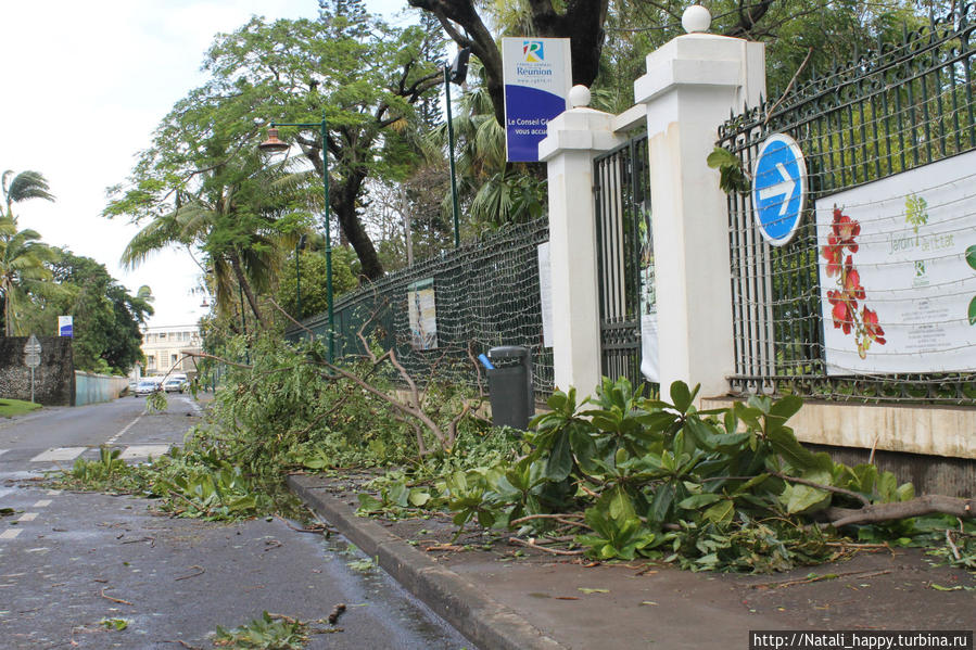 Последствия стихии Сен-Дени, Реюньон