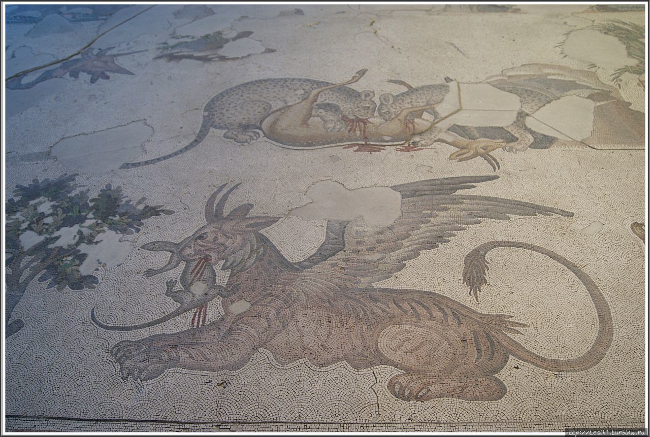 Грифон с ящерицей символизируют Аполлона с Пифоном. Стамбул, Турция