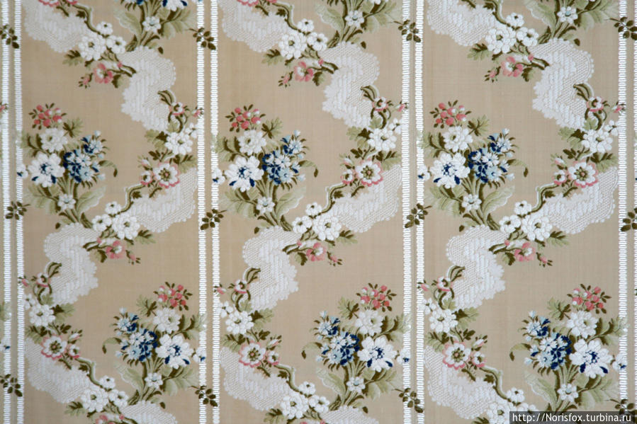 Фрагмент обоев Рундале, Латвия