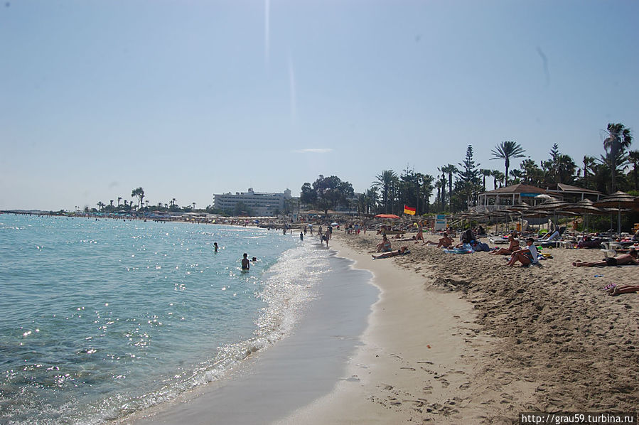 Пляжи Нисси-бич и Нисси-бей Айя-Напа, Кипр