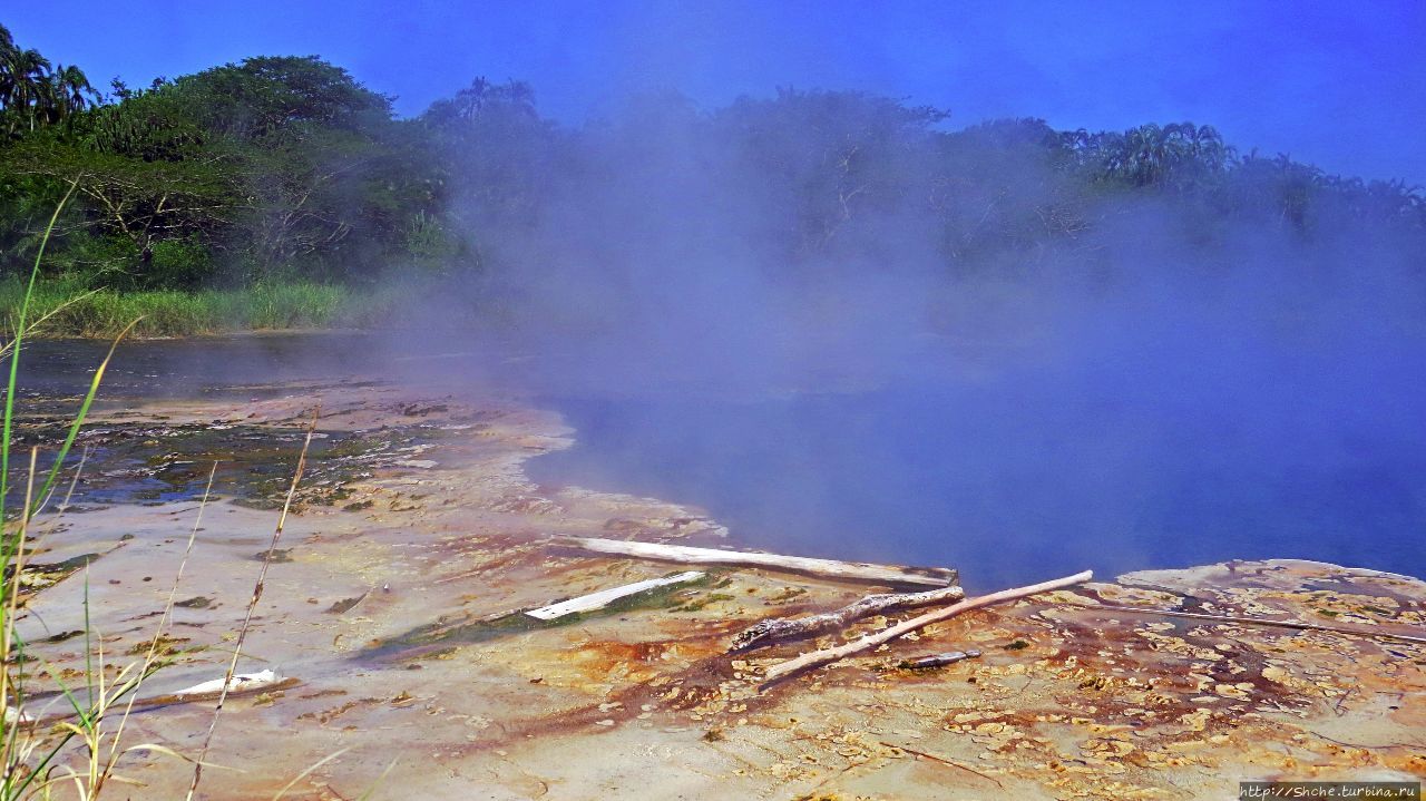Горячий источник Ньянсимбе (мужской бассейн) Семулики Национальный Парк, Уганда