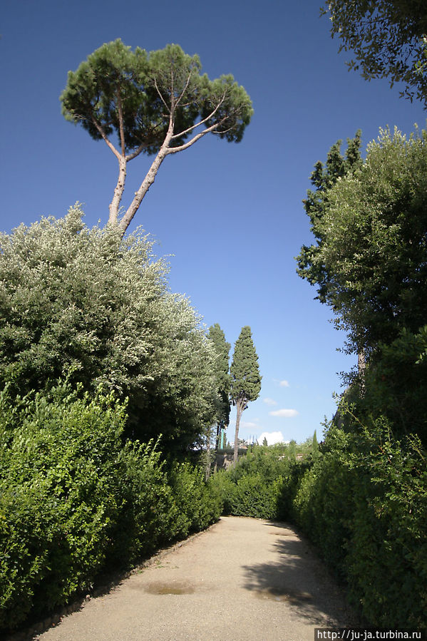 Прогулка по садам Боболи Флоренция, Италия