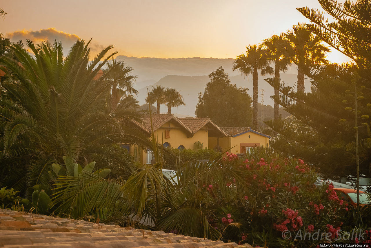 Рассвет в Tarifa, Spain Тарифа, Испания