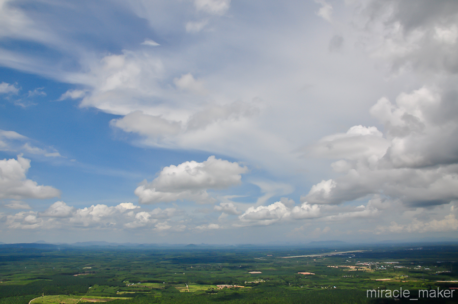 Практически в облаках.