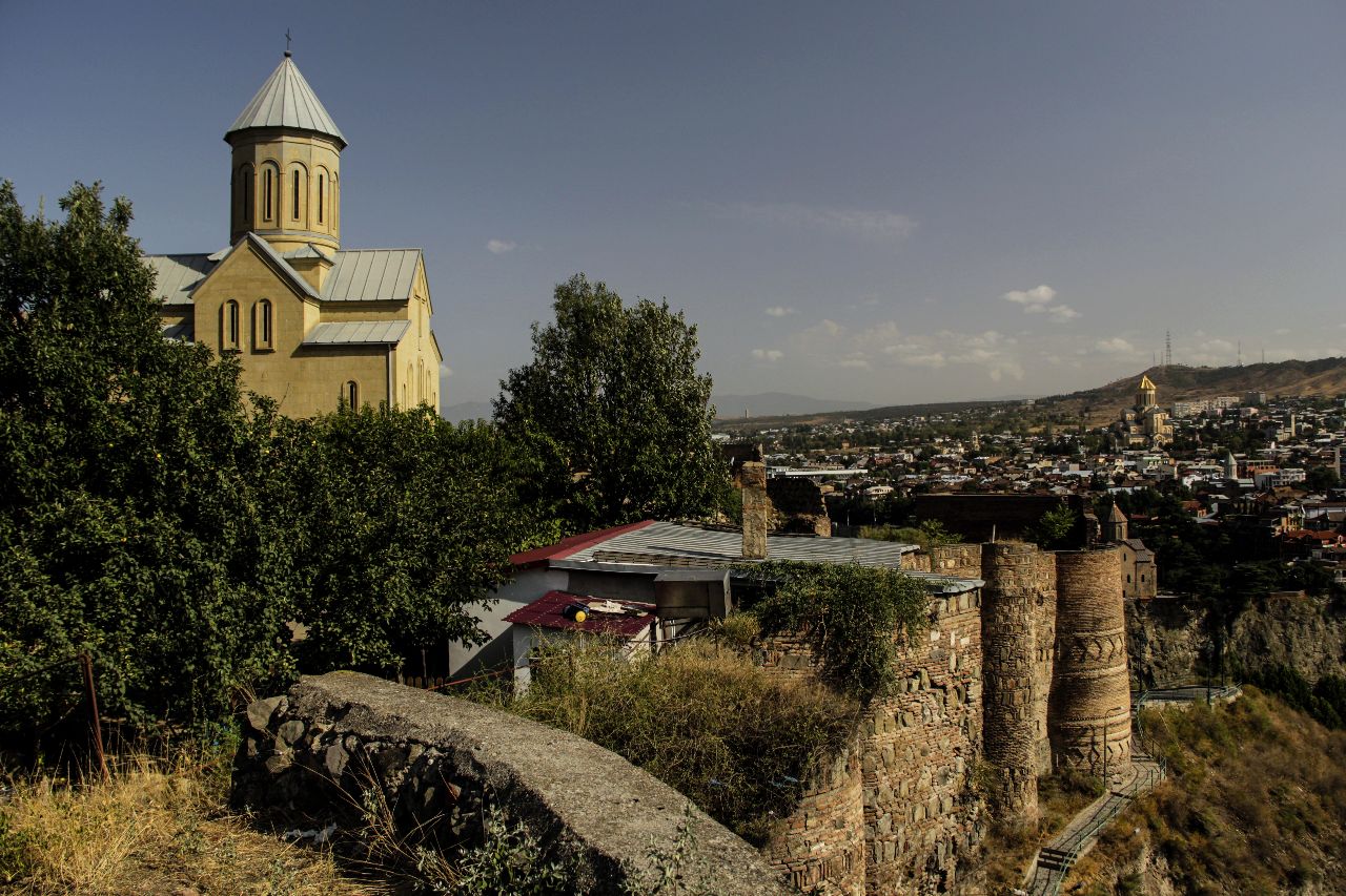 крепость Нарикала и храм Св. Николая Тбилиси, Грузия
