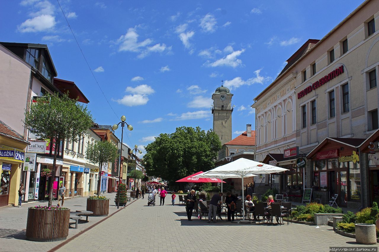Площадь Святого Эгидия Попрад, Словакия