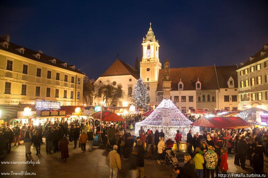 Новогодние ярмарки Братиславы. Братислава, Словакия