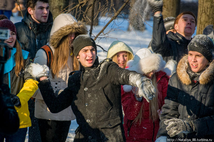 Большая снежная битва в Москве Москва, Россия