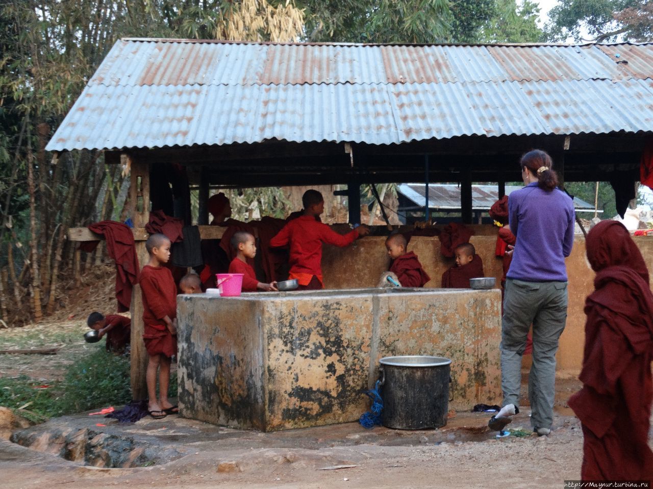 Четыре дня   из  нашей  жизни в  Мьянме. Трек ...
