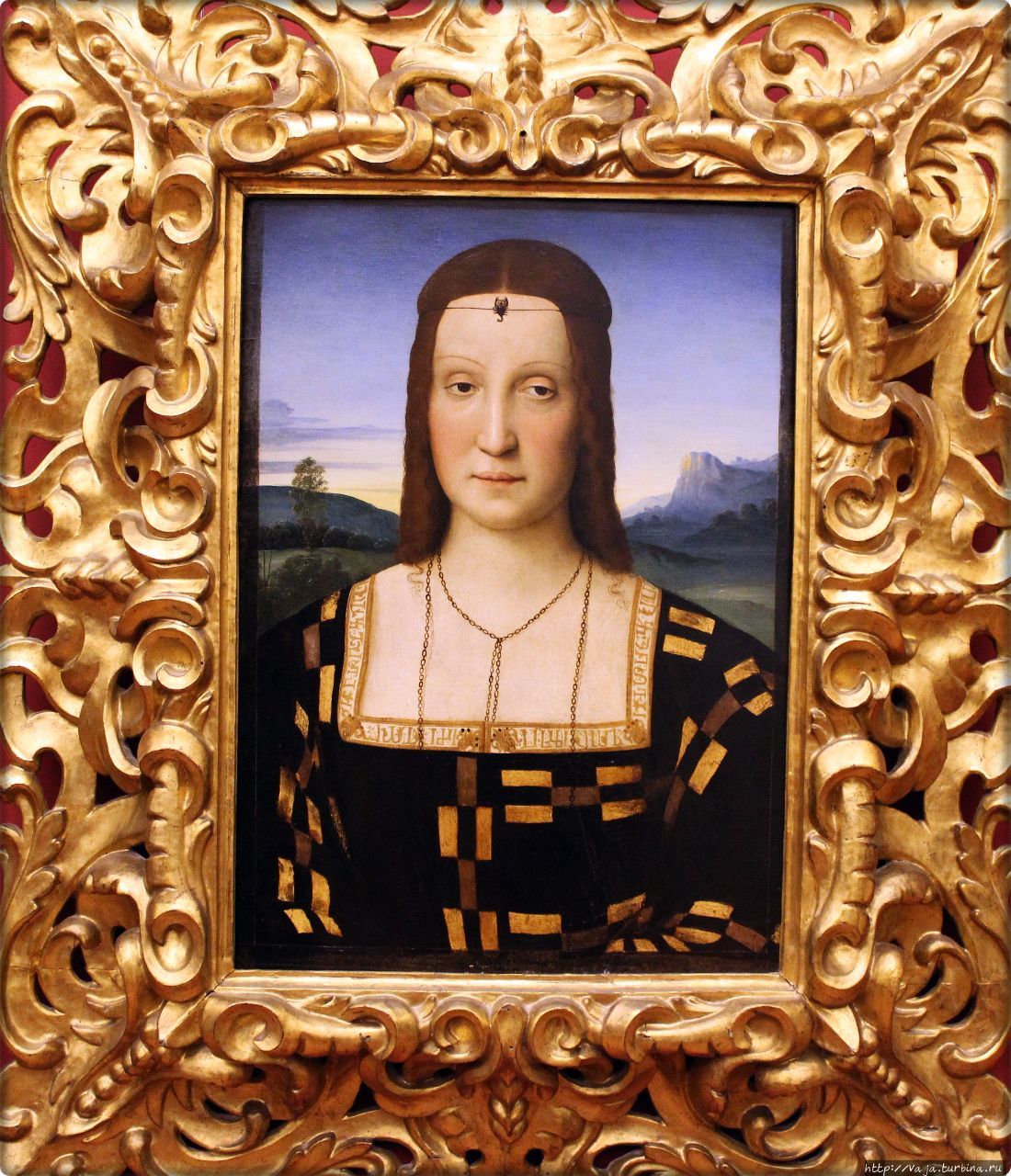 Рафаэль. Портрет Елизаветы Гонзага Флоренция, Италия