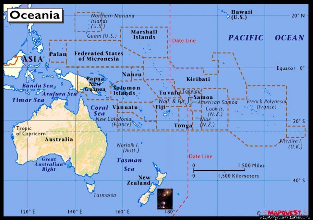 Где находится океания. Политическая карта Океании. Острова Океании на карте. Политическая карта Австралии и Океании. Океания в тихом океане на карте.
