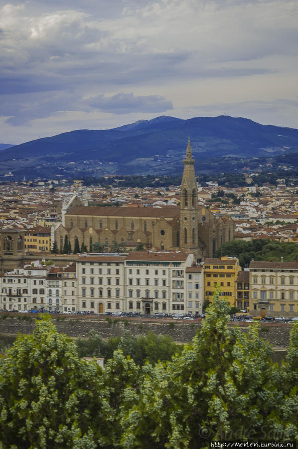 Италия, Флоренция. Площадь Микеланджело Флоренция, Италия