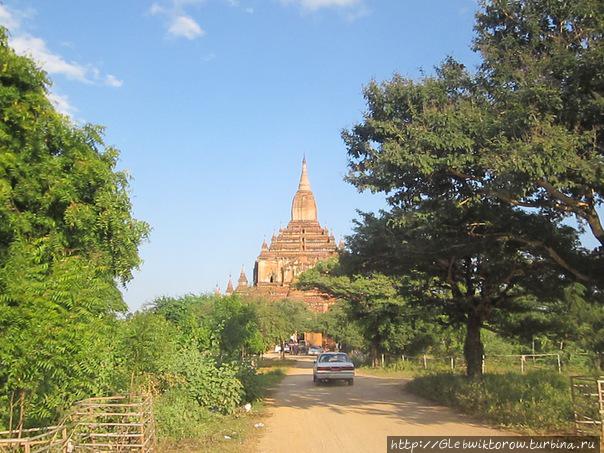 Конец третьего дня в Багане Баган, Мьянма