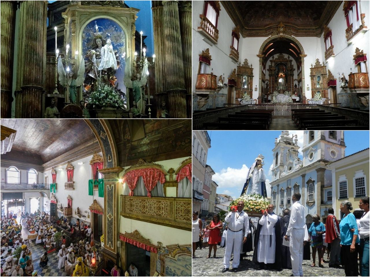 Церковь Св. Богоматери Розариу Ордена Чернокожих Сальвадор, Бразилия