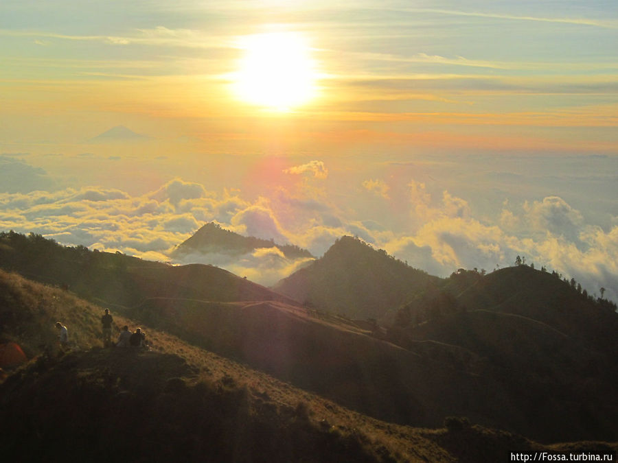 Сильно нравилось смотреть на то, как заходит солнце и меняются цвета Остров Ломбок, Индонезия