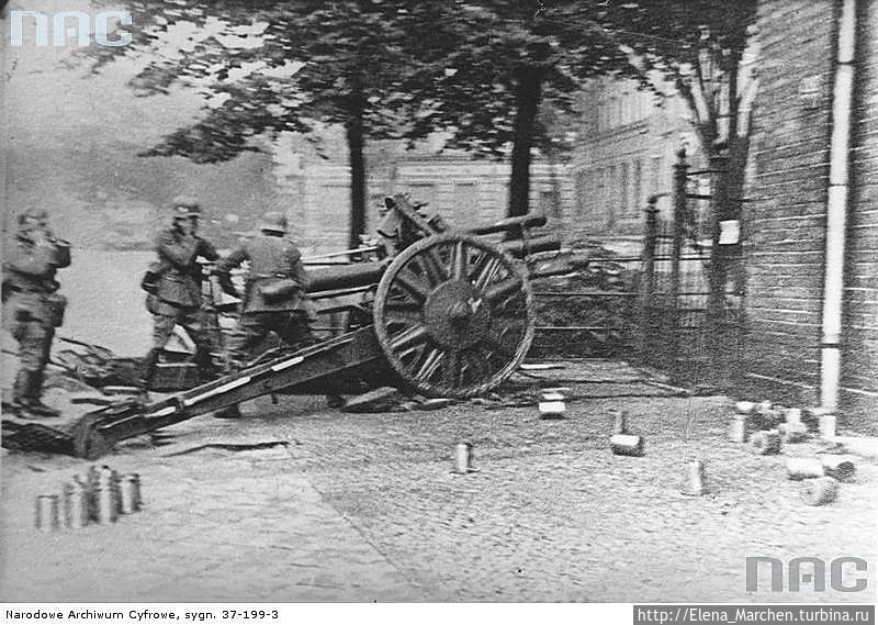 Атака немцев на польское почтово-телеграфное отделение Гданьск, Польша