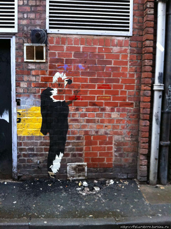 Улица граффити в Манчестере