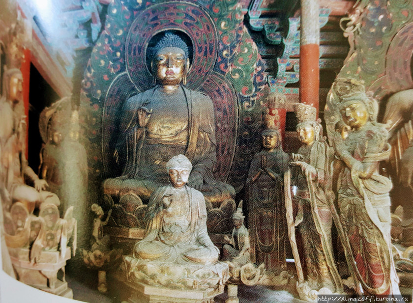 Статуи в храмовом комплексе Хуаянь в городе Датун, Шаньси, Китай. Датун, Китай