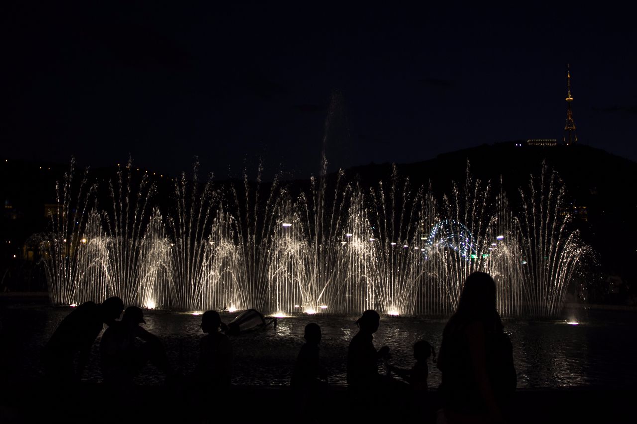 фонтаны парка Рике Тбилиси, Грузия